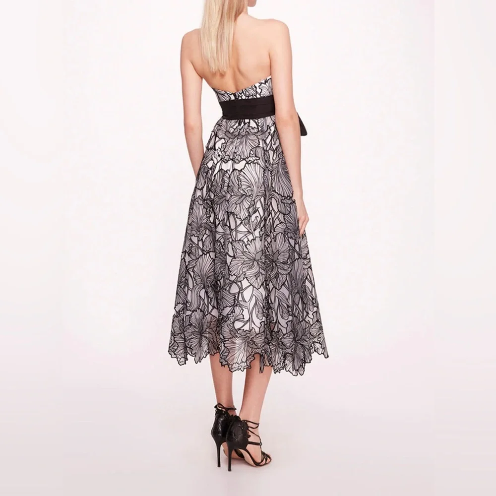 MARCHESA NOTTE***Iris Cut-Out Cocktail Dress***US 8 $895 - Picture 3 of 4